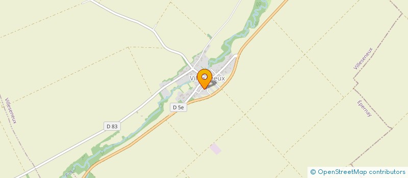 localisation de l'entreprise MONSIEUR LUDOVIC LALIRE  VILLESENEUX