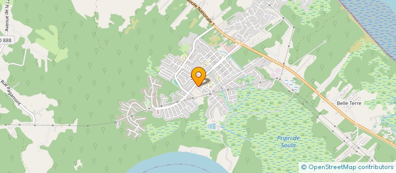 localisation de l'entreprise MONSIEUR LUDOVIC LALOUPE  PLOUZANE