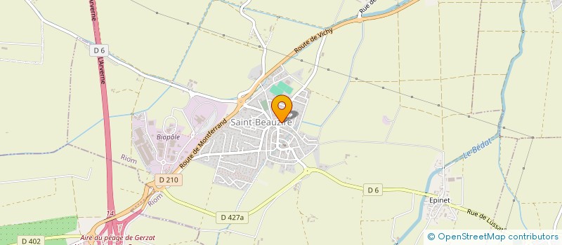 localisation de l'entreprise MONSIEUR LUDOVIC LAMADON à SAINT-BEAUZIRE