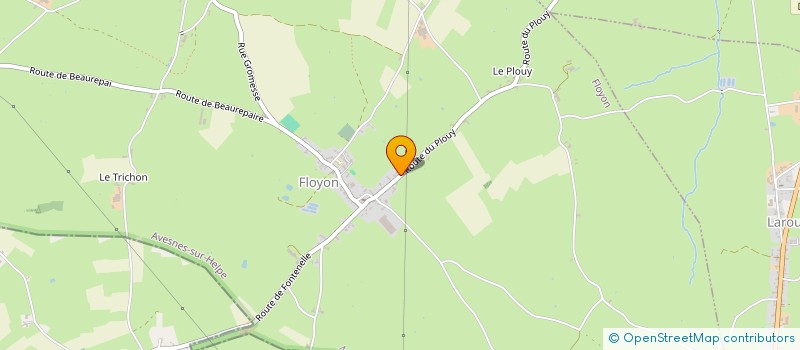 localisation de l'entreprise MONSIEUR LUDOVIC LAMANT  FLOYON