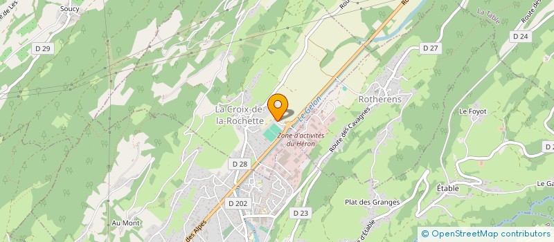 localisation de l'entreprise MONSIEUR LUDOVIC LAMBERT  LA CROIX-DE-LA-ROCHETTE