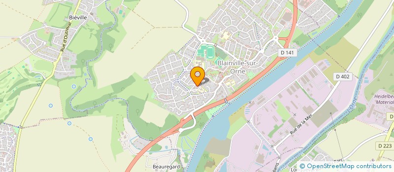 localisation de l'entreprise MONSIEUR LUDOVIC LAMBERT  BLAINVILLE-SUR-ORNE
