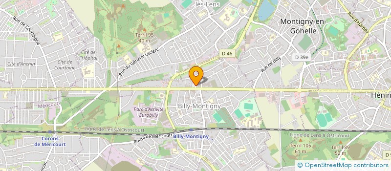 localisation de l'entreprise MONSIEUR LUDOVIC LAMBOLEZ à BILLY MONTIGNY