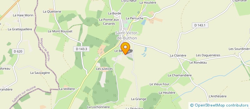 localisation de l'entreprise MONSIEUR LUDOVIC LAMELET à SAINT-VICTOR-DE-BUTHON