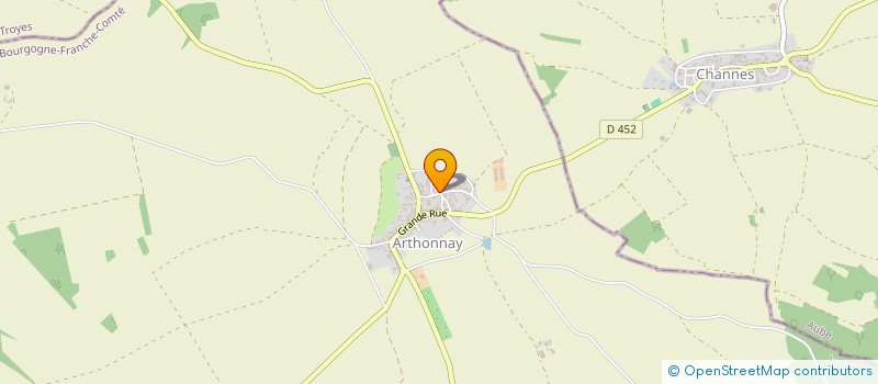 localisation de l'entreprise MONSIEUR LUDOVIC LAMEULE  ARTHONNAY