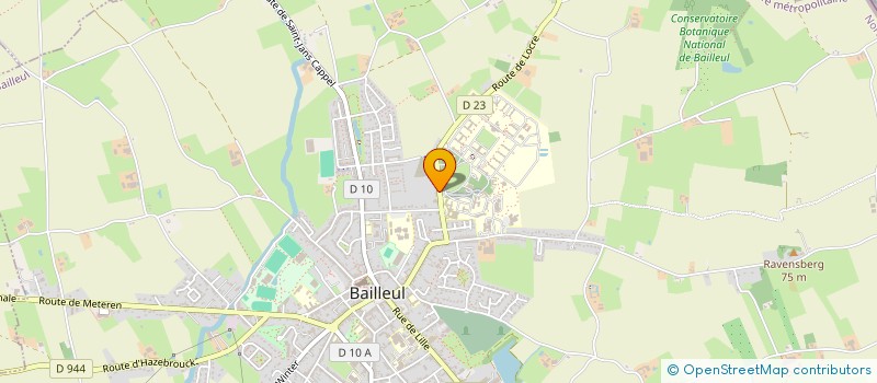 localisation de l'entreprise MONSIEUR LUDOVIC LANCRY  GODEWAERSVELDE