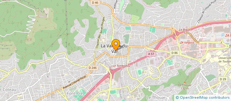 localisation de l'entreprise MONSIEUR LUDOVIC LANDRU à LA VALETTE-DU-VAR