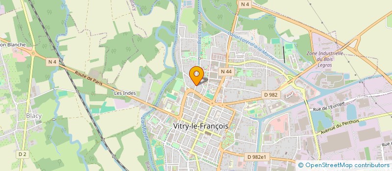 localisation de l'entreprise MONSIEUR LUDOVIC LANTENOIS à VITRY-LE-FRANCOIS