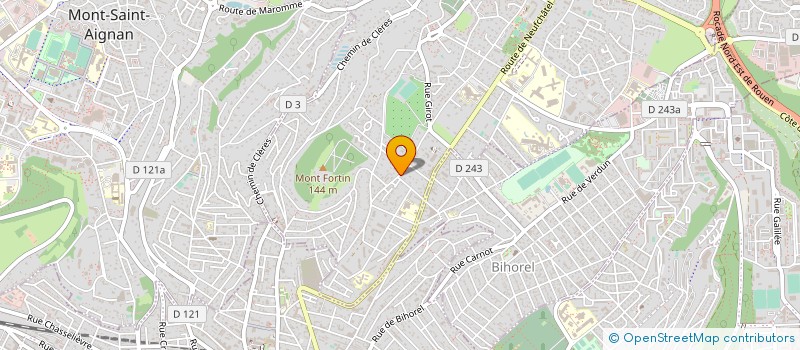 localisation de l'entreprise MONSIEUR LUDOVIC LANUZEL à BOIS-GUILLAUME