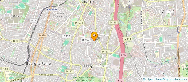 localisation de l'entreprise MONSIEUR LUDOVIC LANZINI  CACHAN