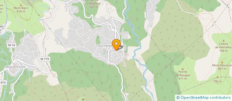 localisation de l'entreprise MONSIEUR LUDOVIC LARDANT  TOURRETTE-LEVENS