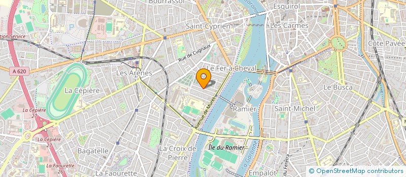 localisation de l'entreprise MONSIEUR LUDOVIC LARDEAUX  TOULOUSE