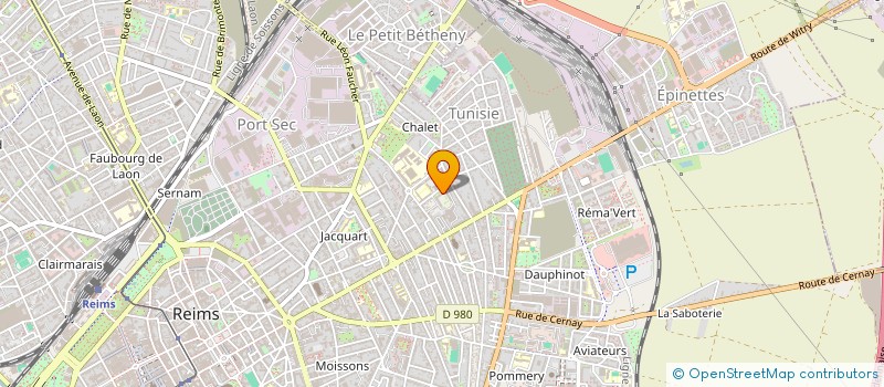 localisation de l'entreprise MONSIEUR LUDOVIC LARGET  REIMS