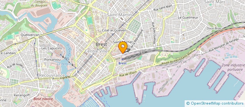 localisation de l'entreprise MONSIEUR LUDOVIC LARS à BREST