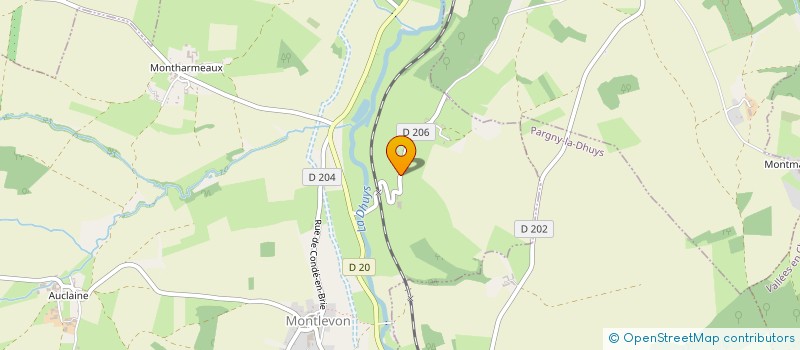 localisation de l'entreprise MONSIEUR LUDOVIC LAURENT  PARGNY-LA-DHUYS