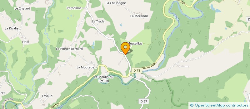 localisation de l'entreprise MONSIEUR LUDOVIC LAURENT  SAINT-PAUL-LA-ROCHE