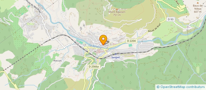 localisation de l'entreprise MONSIEUR LUDOVIC LAURENTI  SOSPEL