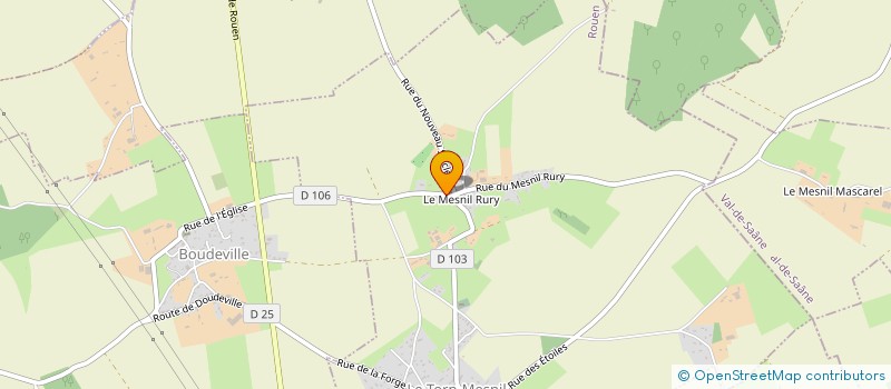 localisation de l'entreprise MONSIEUR LUDOVIC LAVEILLE  LE TORP-MESNIL