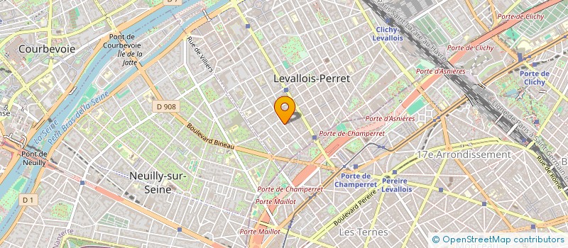 localisation de l'entreprise MONSIEUR LUDOVIC LAVIGNE à LEVALLOIS-PERRET