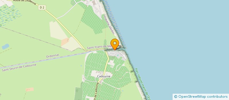 localisation de l'entreprise MONSIEUR LUDOVIC LE CARROUR  SAINT-SEURIN-DE-CADOURNE