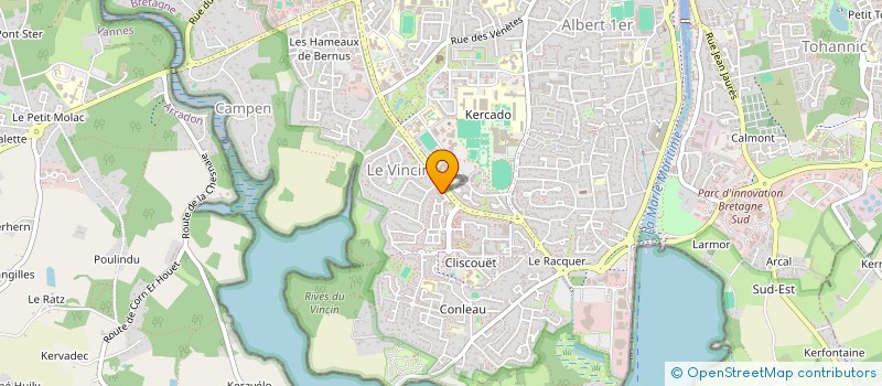 localisation de l'entreprise MONSIEUR LUDOVIC LE GUELLEC à VANNES