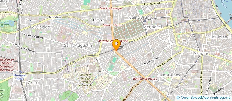 localisation de l'entreprise MONSIEUR LUDOVIC LE MASSON  BORDEAUX