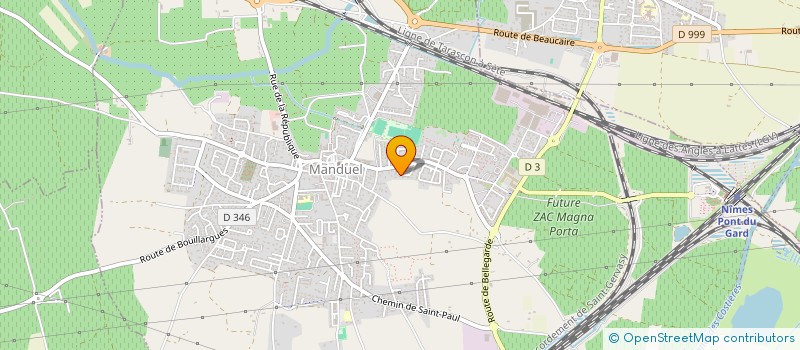 localisation de l'entreprise MONSIEUR LUDOVIC LE MILLER  MANDUEL