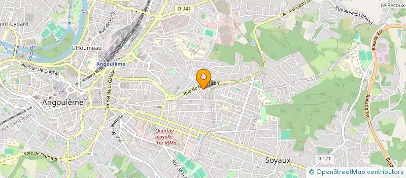 localisation de l'entreprise MONSIEUR LUDOVIC LEBAHR à ANGOULEME
