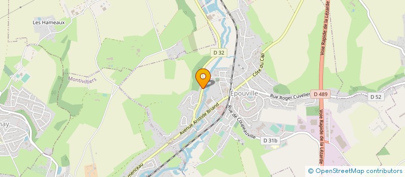 localisation de l'entreprise MONSIEUR LUDOVIC LEBAS  EPOUVILLE