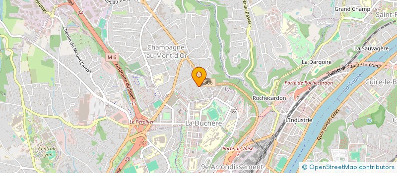 localisation de l'entreprise MONSIEUR LUDOVIC LEBEAU  CHAMPAGNE-AU-MONT-D'OR