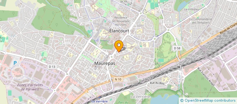 localisation de l'entreprise MONSIEUR LUDOVIC LEBERT  MAUREPAS