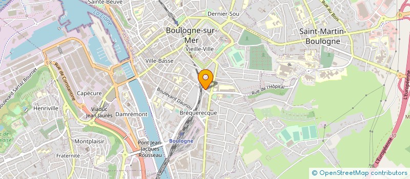 localisation de l'entreprise MONSIEUR LUDOVIC LEBLANC à BOULOGNE-SUR-MER