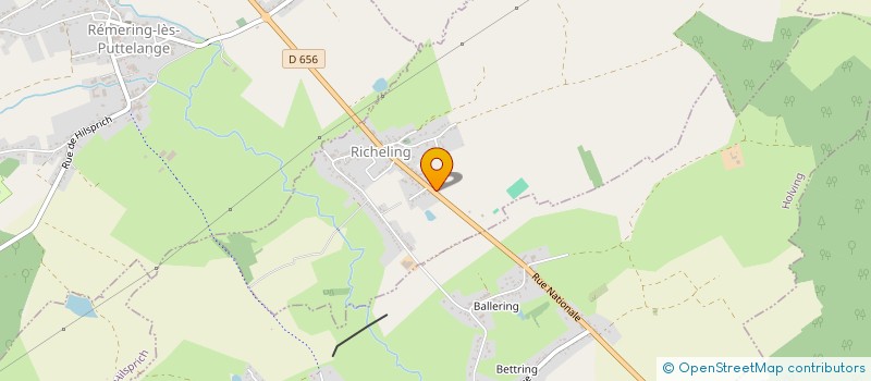 localisation de l'entreprise MONSIEUR LUDOVIC LEBOUC  RICHELING