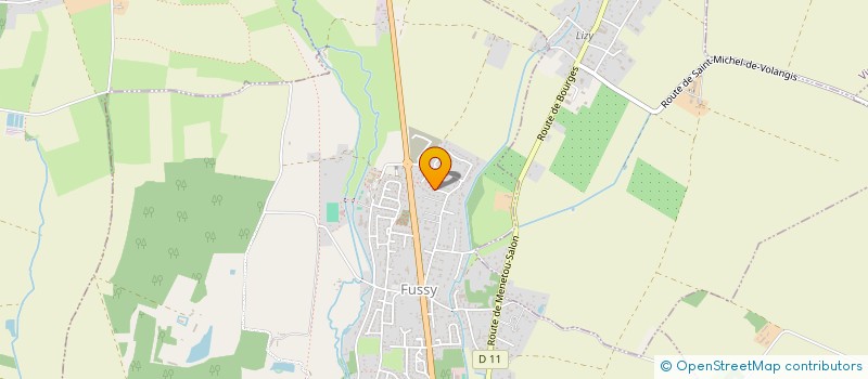 localisation de l'entreprise MONSIEUR LUDOVIC LEBOURLES  FUSSY