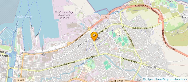 localisation de l'entreprise MONSIEUR LUDOVIC LEBRESNE  CHERBOURG-EN-COTENTIN