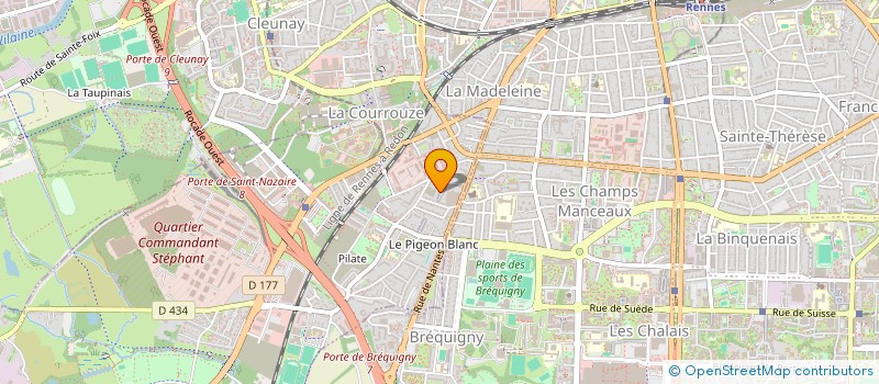 localisation de l'entreprise MONSIEUR LUDOVIC LECAN  SAINT-JACQUES-DE-LA-LANDE