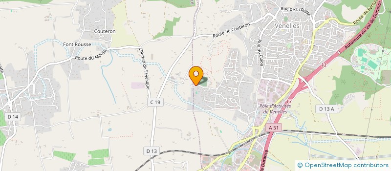 localisation de l'entreprise MONSIEUR LUDOVIC LECARON  VENELLES