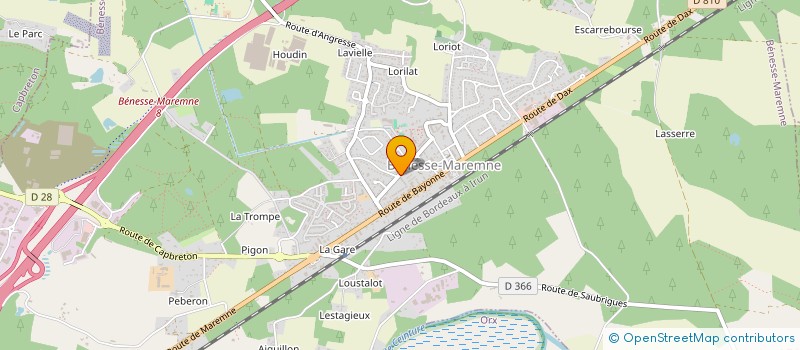 localisation de l'entreprise MONSIEUR LUDOVIC LECLERC à BENESSE-MAREMNE