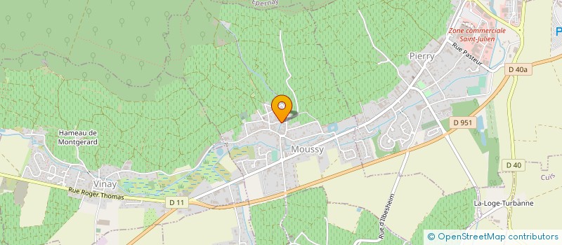 localisation de l'entreprise MONSIEUR LUDOVIC LECLERCQ  OIRY