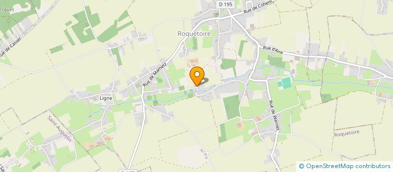 localisation de l'entreprise MONSIEUR LUDOVIC LECLERCQ  ROQUETOIRE