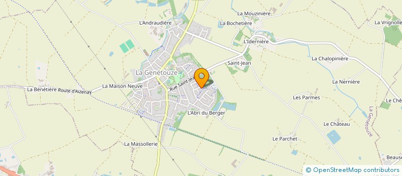 localisation de l'entreprise MONSIEUR LUDOVIC LECLERCQ à LA GENETOUZE