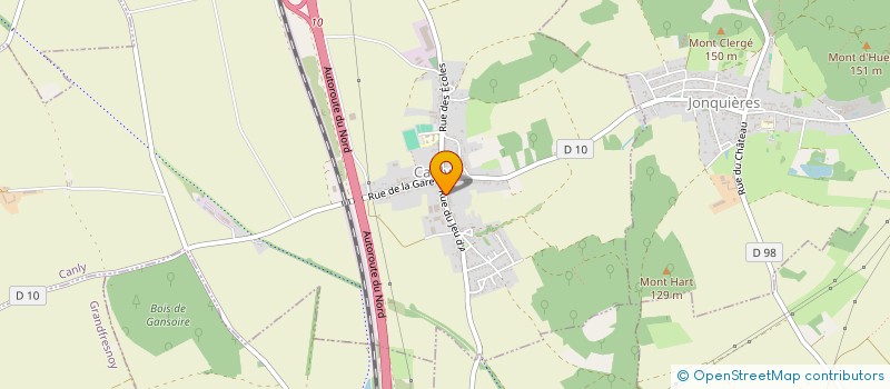 localisation de l'entreprise MONSIEUR LUDOVIC LECLERE  JONQUIERES