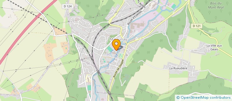 localisation de l'entreprise MONSIEUR LUDOVIC LECOMPTE  MALAUNAY