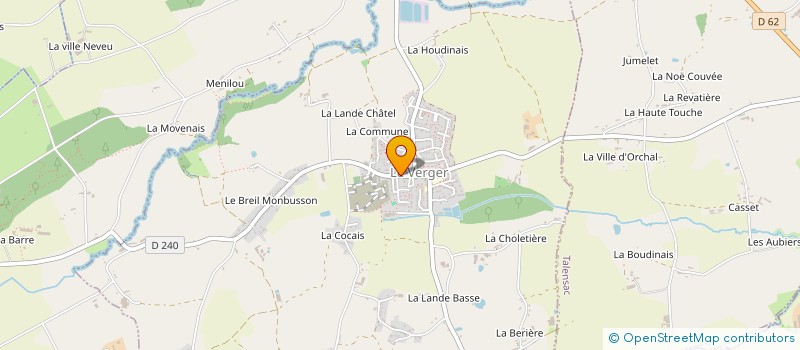 localisation de l'entreprise MONSIEUR LUDOVIC LECONTE  LE VERGER