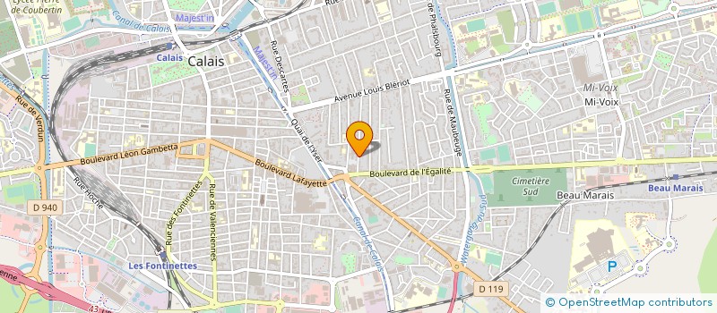 localisation de l'entreprise MONSIEUR LUDOVIC LEFEBVRE  CALAIS