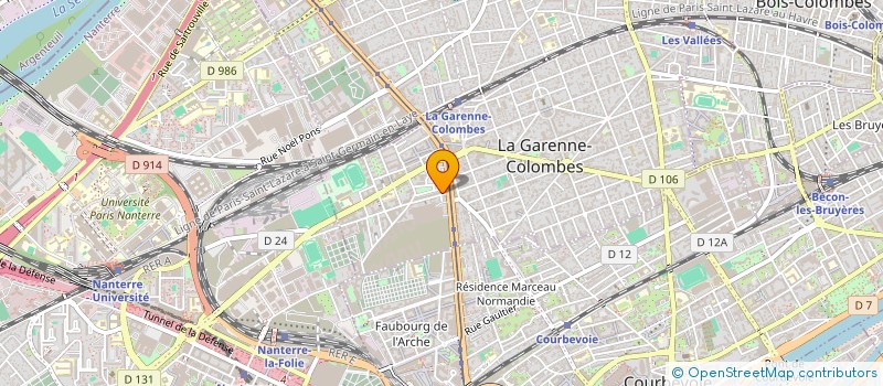 localisation de l'entreprise MONSIEUR LUDOVIC LEFEBVRE à LA GARENNE-COLOMBES