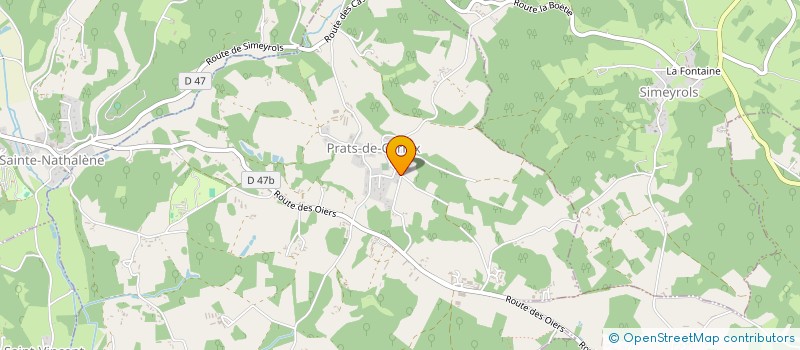 localisation de l'entreprise MONSIEUR LUDOVIC LEFEVRE  PRATS-DE-CARLUX