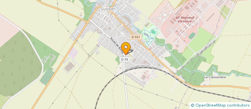 localisation de l'entreprise MONSIEUR LUDOVIC LEFEVRE  SUIPPES