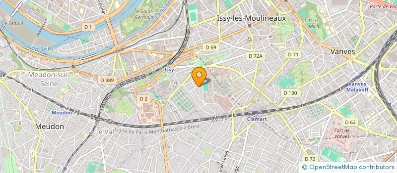 localisation de l'entreprise MONSIEUR LUDOVIC LEFORT à ISSY-LES-MOULINEAUX