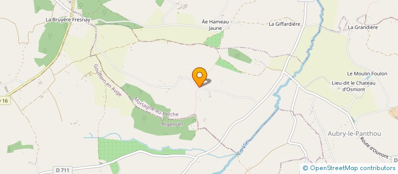 localisation de l'entreprise MONSIEUR LUDOVIC LEFOURNIER à AUBRY-LE-PANTHOU